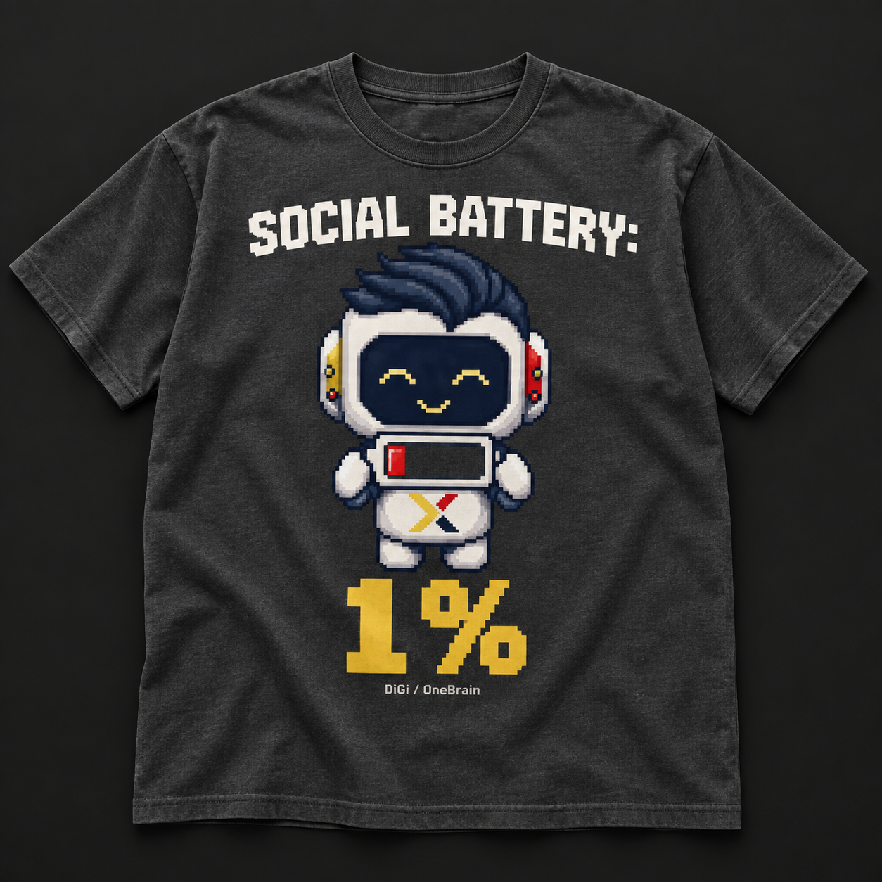 DiGi Social Battery T-shirt concept