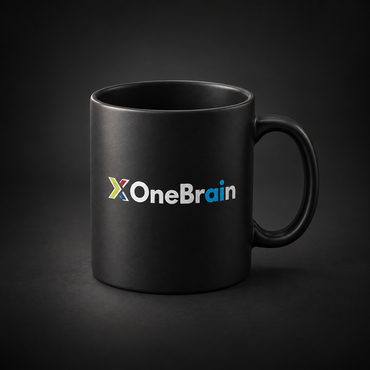 The Daily Mug in matte black, concept product image