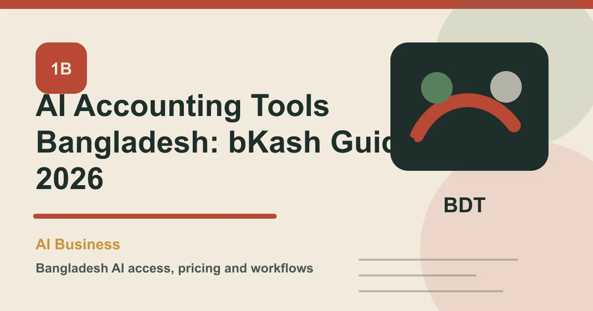 AI Accounting Tools Bangladesh: bKash Guide 2026