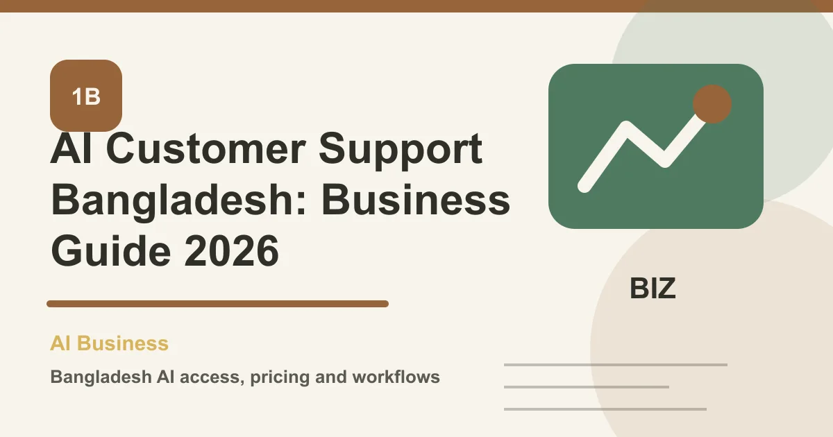 AI Customer Support Bangladesh: Business Guide 2026