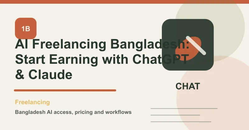 AI Freelancing Bangladesh: Start Earning with ChatGPT & Claude