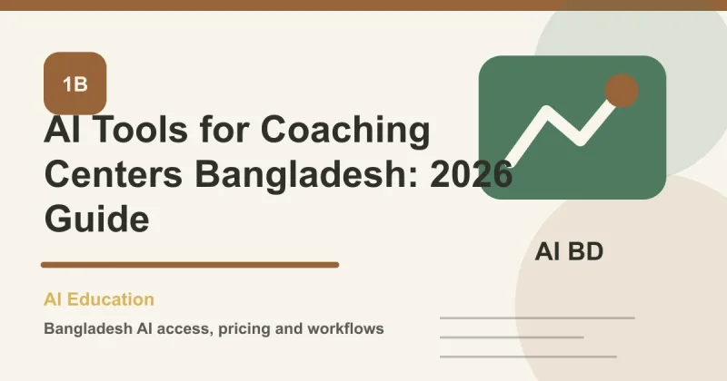 AI Tools for Coaching Centers Bangladesh: 2026 Guide