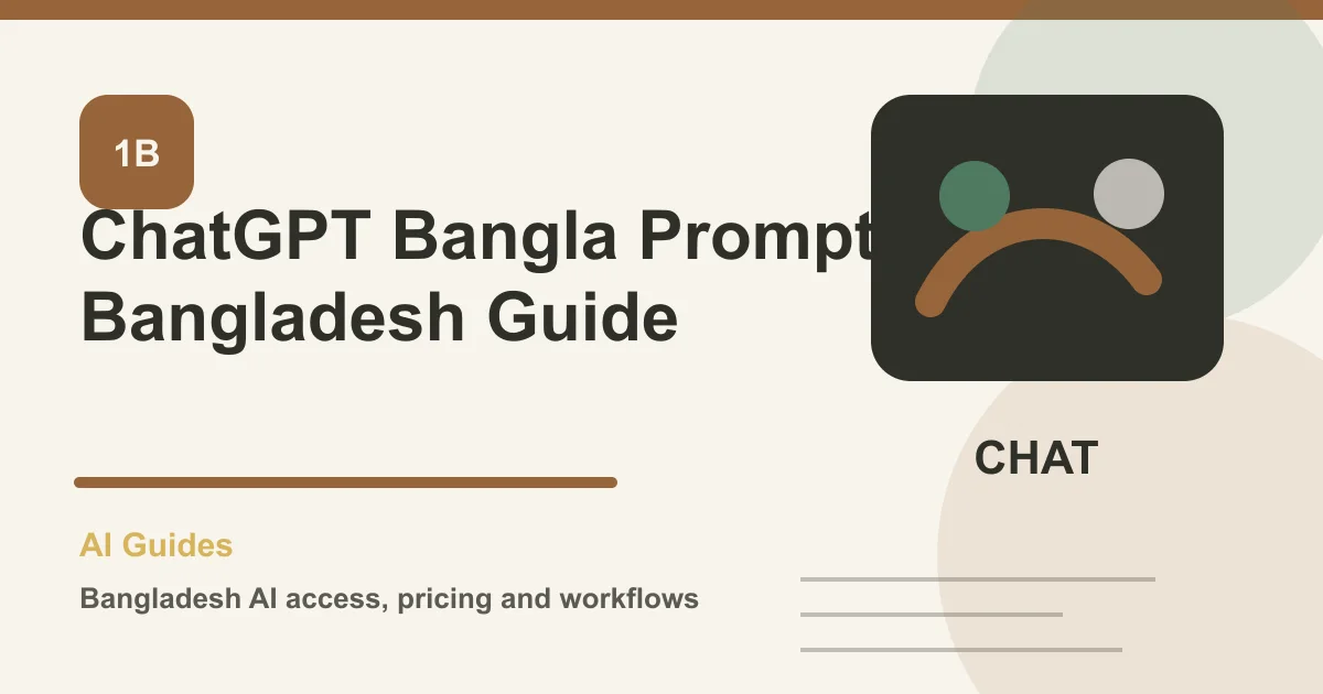 ChatGPT Bangla Prompts: Bangladesh Guide